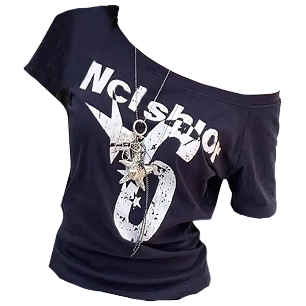 Six Star  Off Shoulder Top