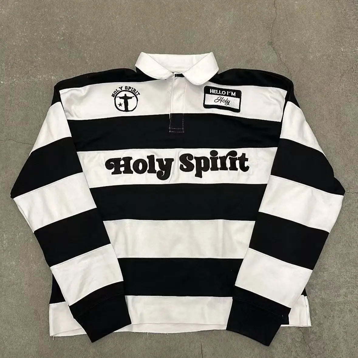 Striped Retro Polo - Planet Missy