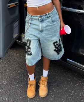 Embroidered Shorts