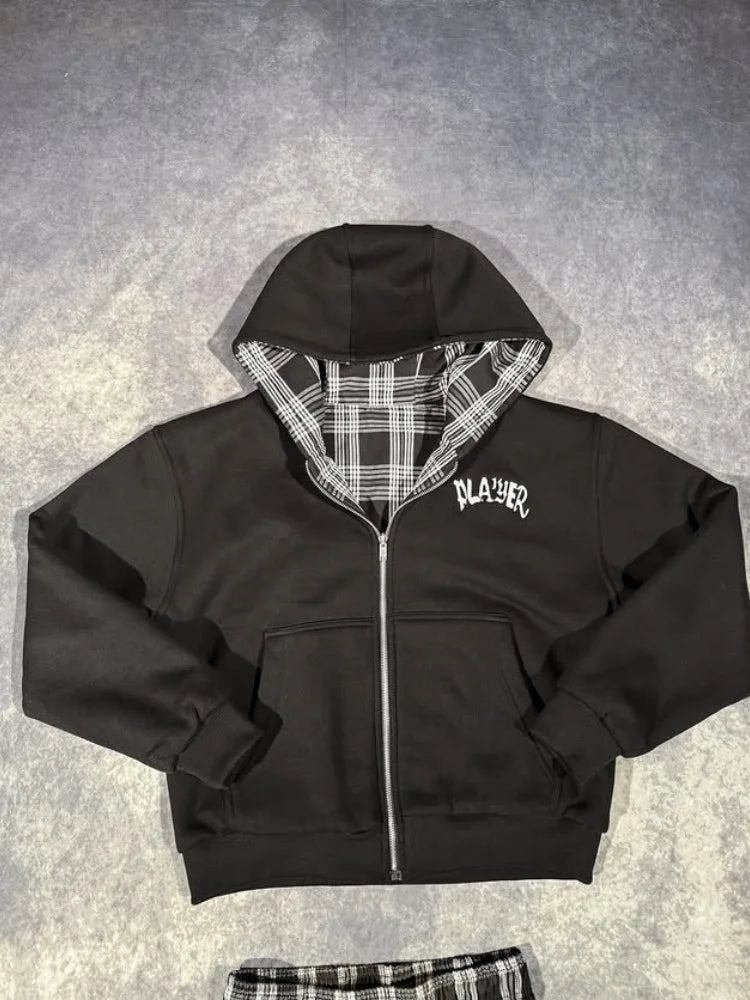Double Sided High Street Graphic Pullover - Planet Missy