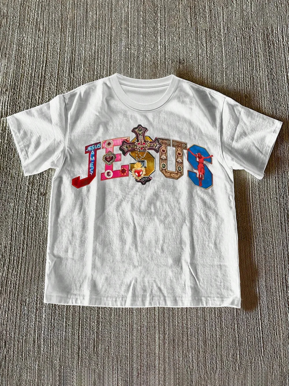 Jesus Printed T-Shirt - Planet Missy