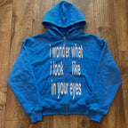 I Wonder What I Look Like In Your Eyes Hoodie - Planet Missy