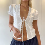 Gaono Front Tie Up Top