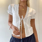 Gaono Front Tie Up Top