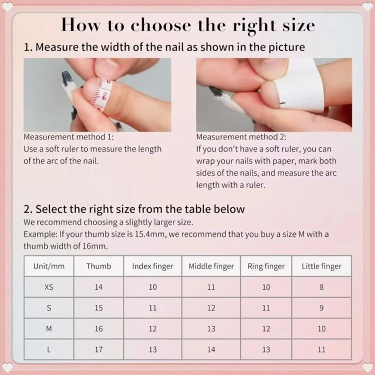 10Pcs French Nails
