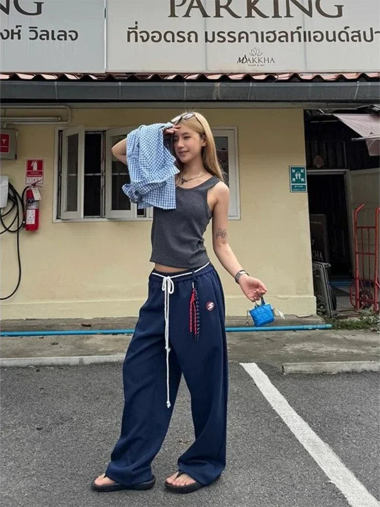 Oversized Belt Joggers