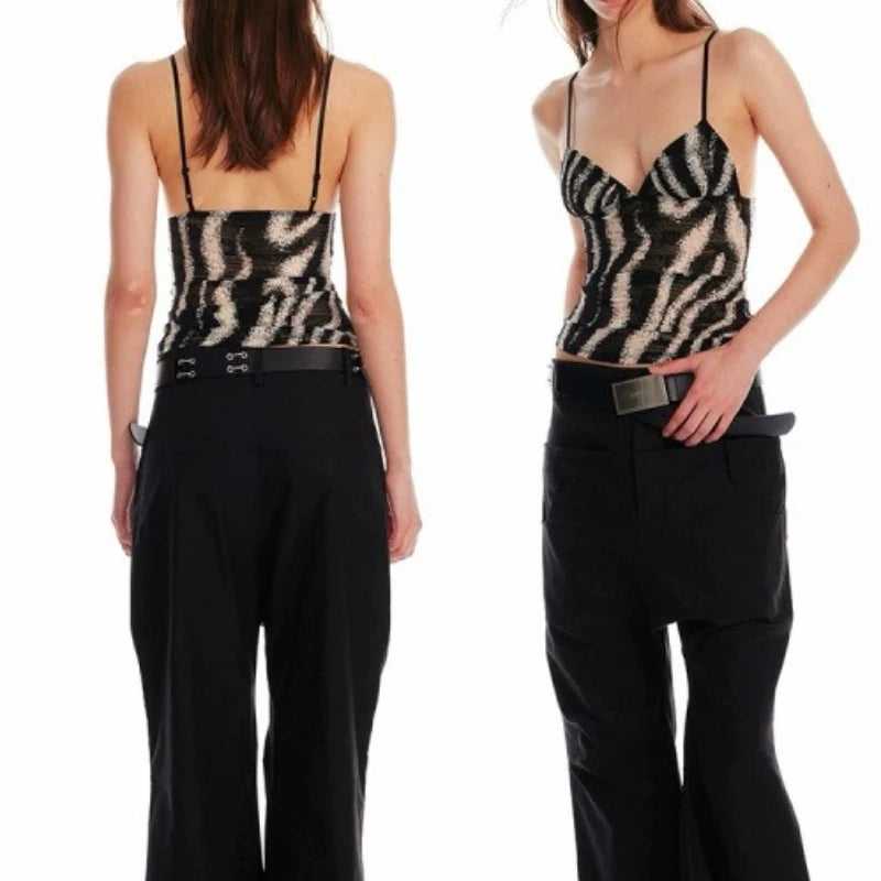 French Contrast Print Camisole
