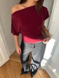 Polka Dot Short Sleeve Top
