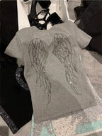 Y2K Angel Wings T Shirt