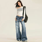 Denim Wide Leg Jeans