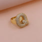 Chunky Letter Rings