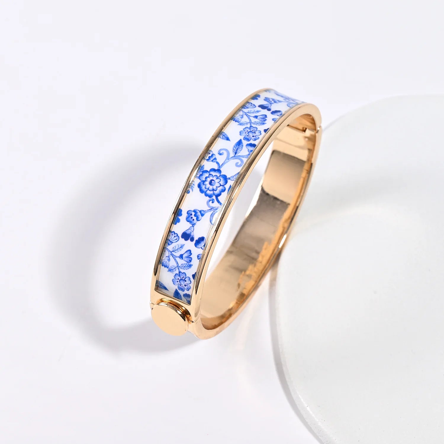 Blue Bloom Bangle