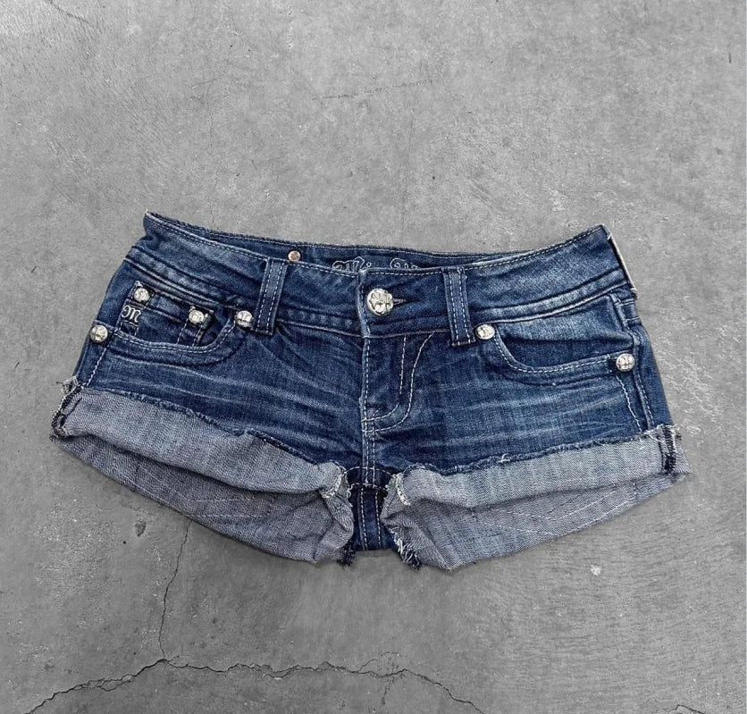 Fold Over Miss Me Shorts