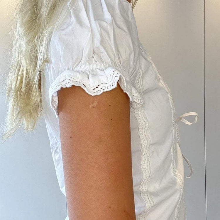 Gaono Front Tie Up Top