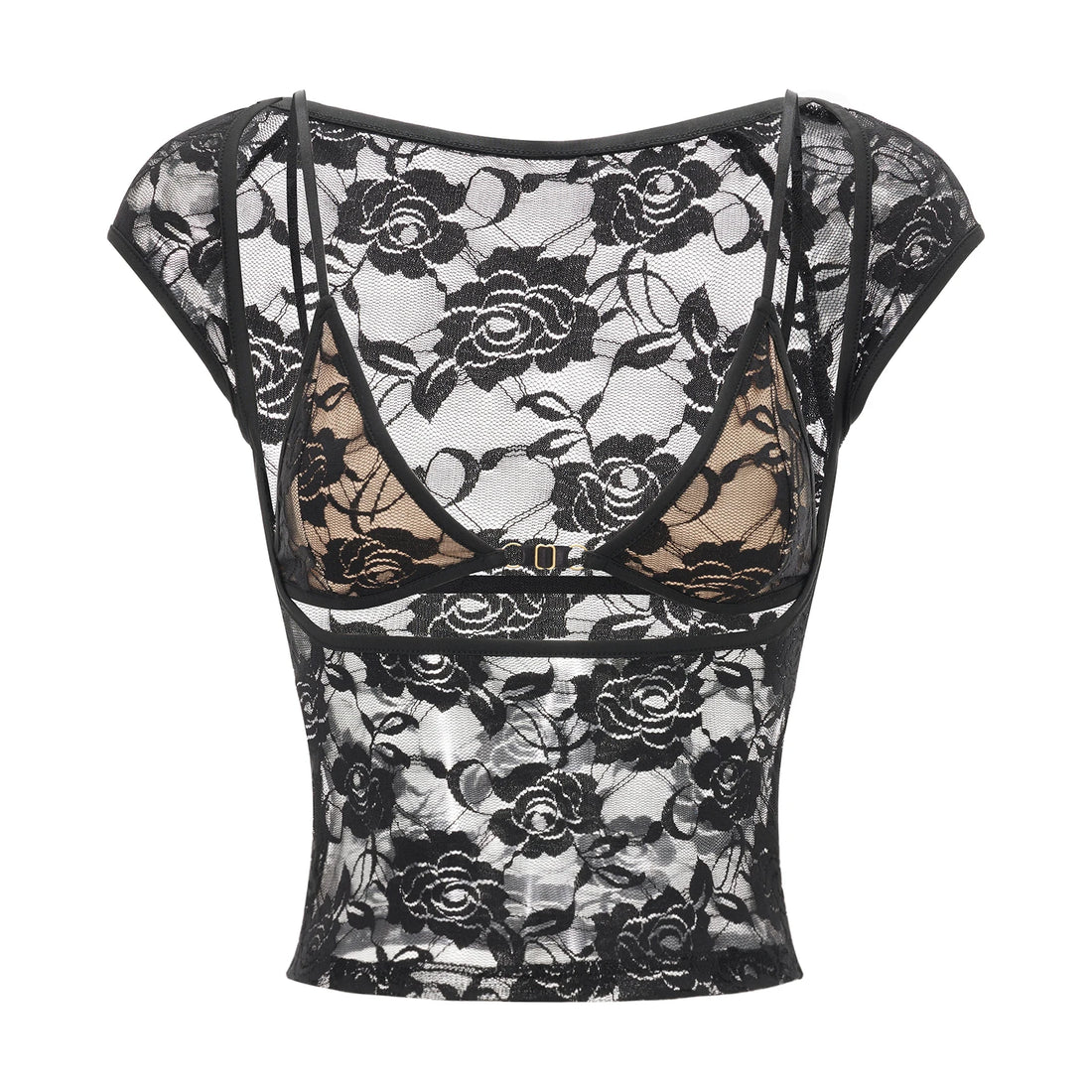 2 Piece Tops Sets Lace Tank Tops - Planet Missy
