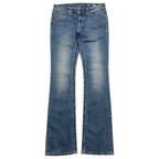 Bootcut Wing Embroidered Denim Jeans