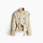 Turtleneck Trench Coat