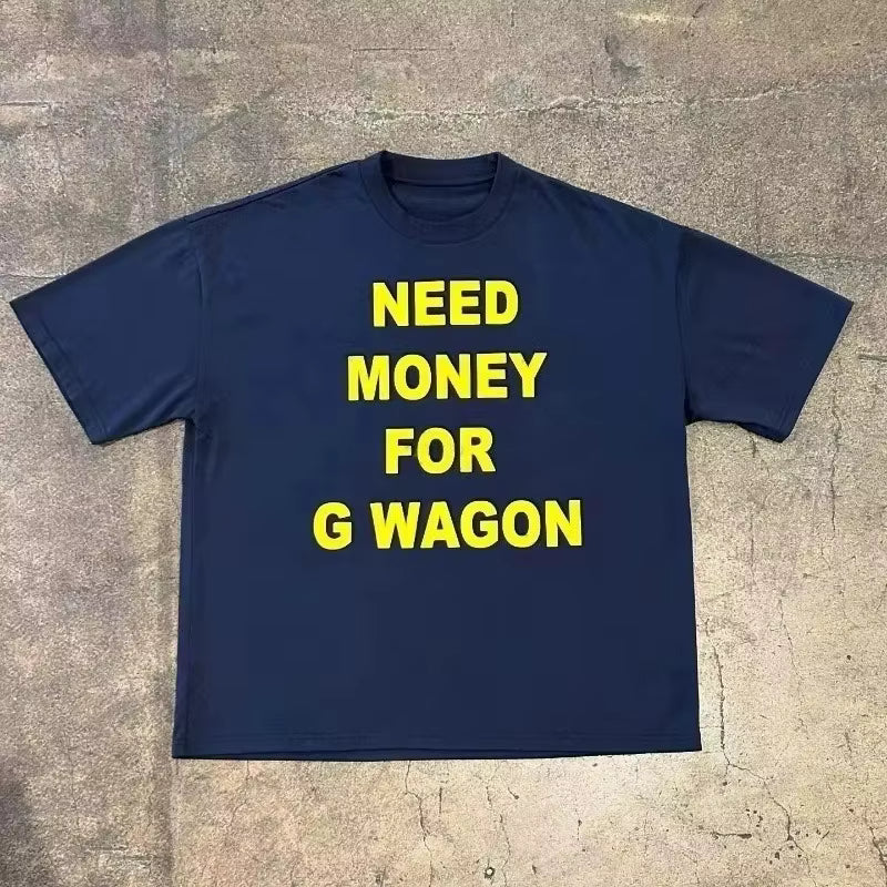 NEED MONEY FOR WAGON TEE – Navy and Black Tops