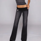 Slim Flared Jeans - Planet Missy