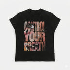 Control Your Breath Graphic Baby Tee