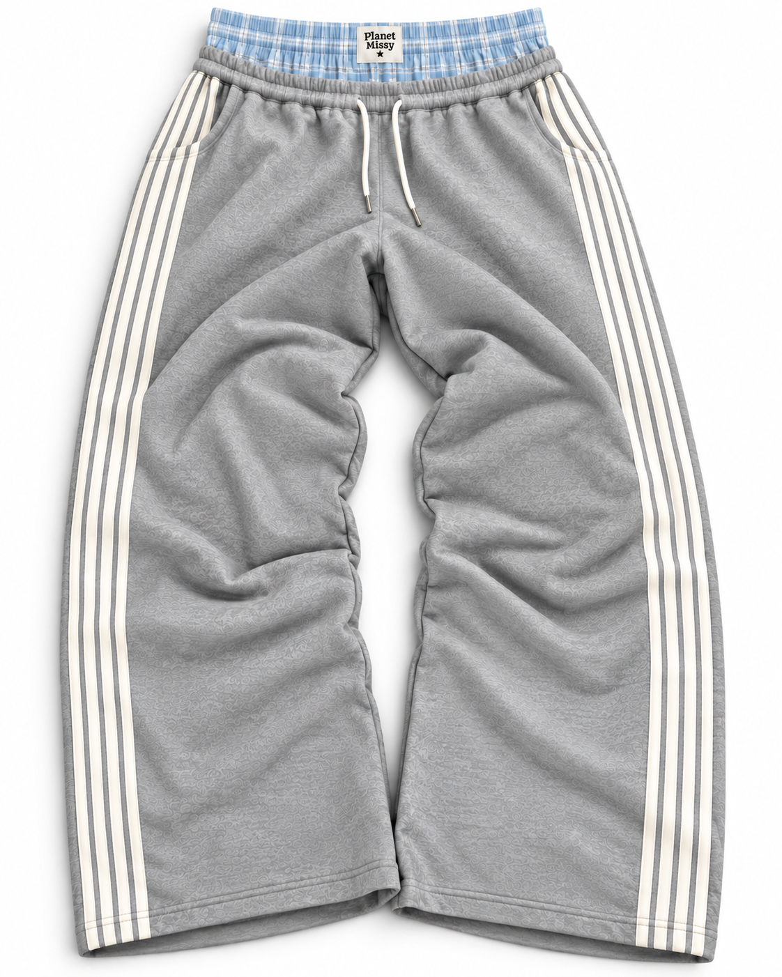 Double Layered Sweatpants - Blue