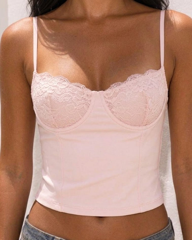 Lace Bralette Top - Planet Missy