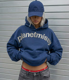 Crocodile Print Hoodie - Planet Missy