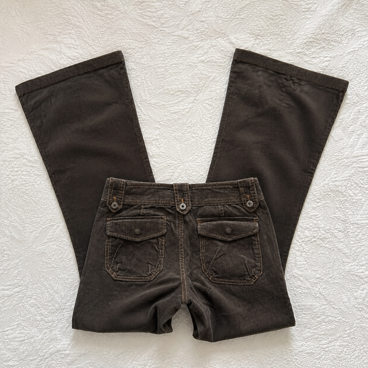 Y2K Brown Flared Jeans