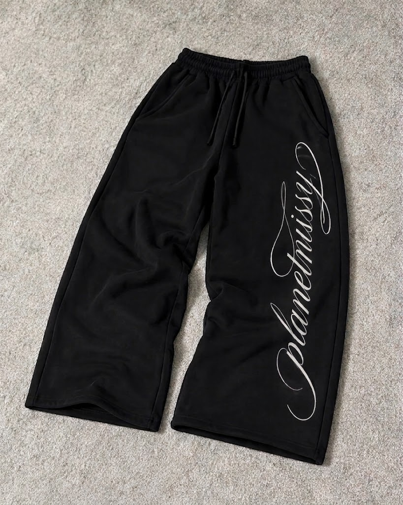 Script Sweatpants - Trousers & Joggers Black
