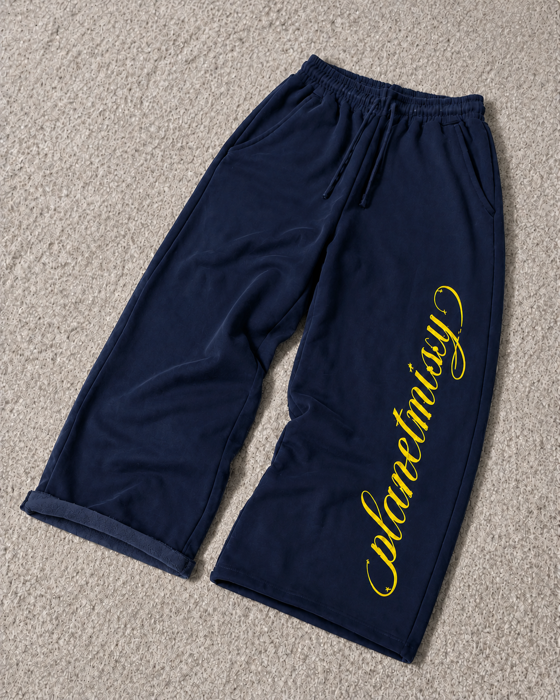 Script Sweatpants - Trousers & Joggers Black