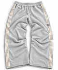 Distressed Sweatpants - PRE-ORDER Wide Leg Grey Sweatpants - Planet Missy