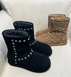 Rivet Suede Boots