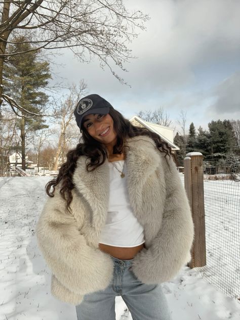 Faux Fur Coat