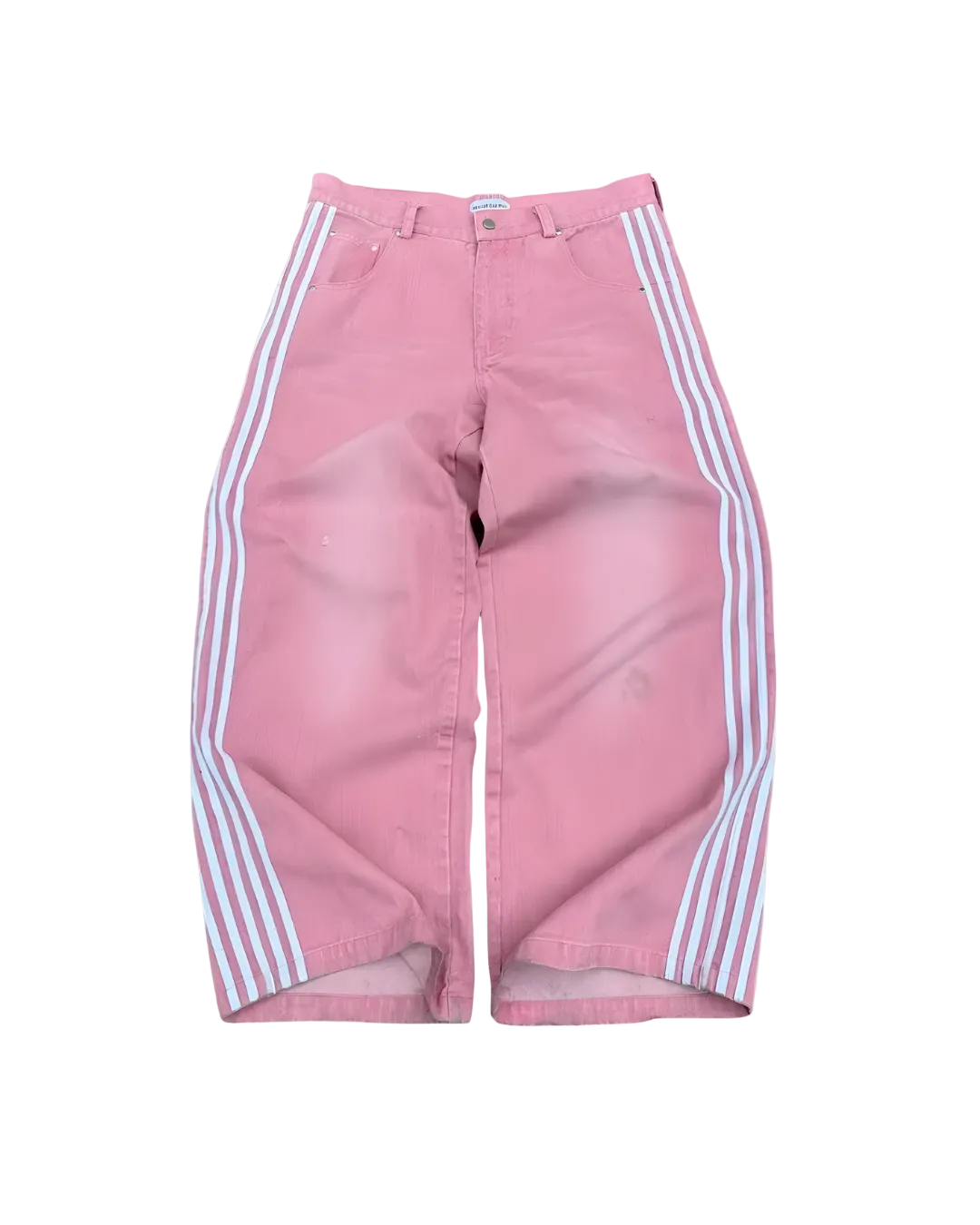 Striped Denim Jeans - Planet Missy