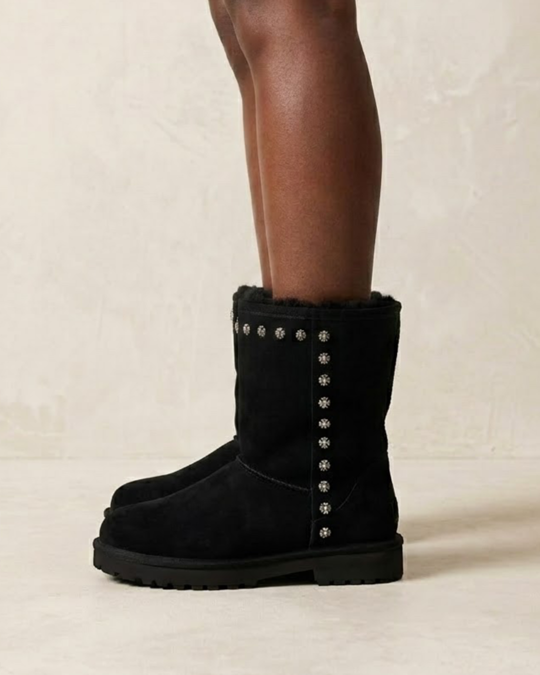 Rivet Suede Boots